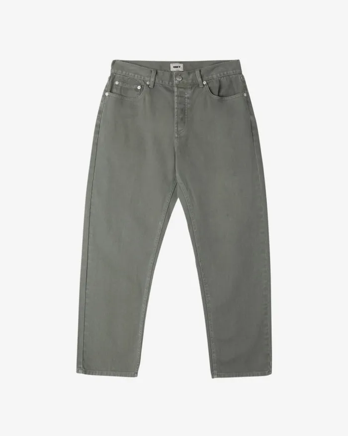 Men HARDWORK PIGMENT DENIM Pigment Orchid Petal OBEY Clothing Denim