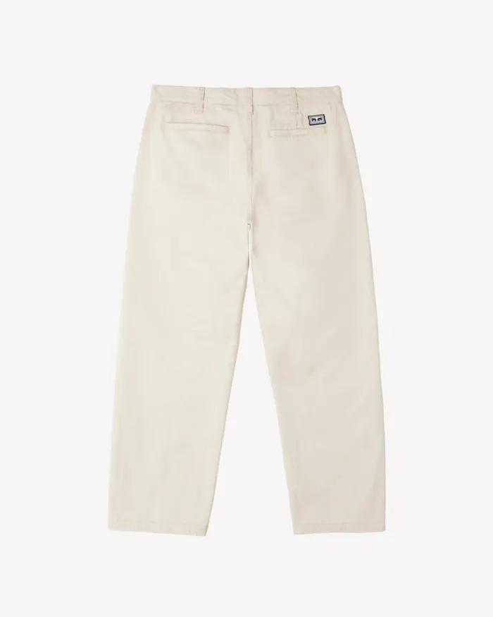 Men HARDWORK PLEATED PANT Clay OBEY Clothing BOTTOMS