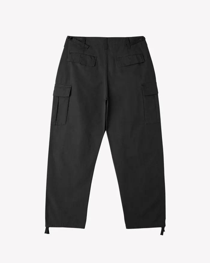Men HARDWORK RIPSTOP CARGO PANT Silver Grey OBEY Clothing BOTTOMS