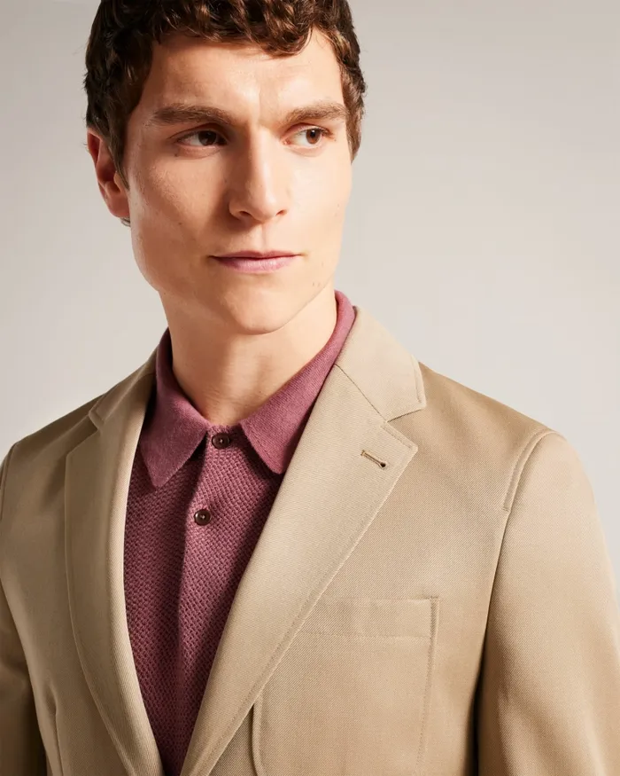 Men HEDDONJ 8211 Single Breasted Jacket Natural Ted Baker Coats and Jackets Men HEDDONJ 8211 Single Breasted Jacket Natural Ted Baker Coats and Jackets