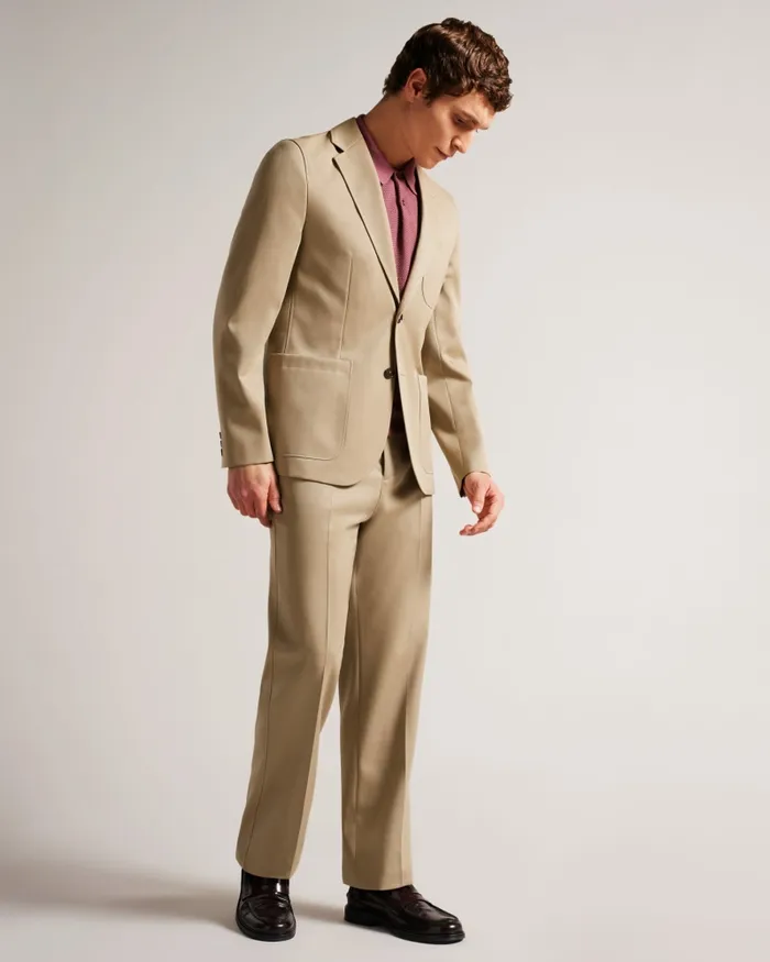 Men HEDDONJ 8211 Single Breasted Jacket Natural Ted Baker Coats and Jackets Men HEDDONJ 8211 Single Breasted Jacket Natural Ted Baker Coats and Jackets