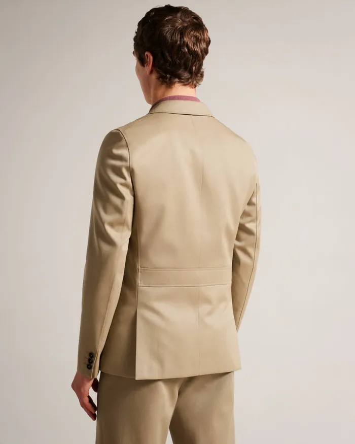 Men HEDDONJ 8211 Single Breasted Jacket Natural Ted Baker Coats and Jackets Men HEDDONJ 8211 Single Breasted Jacket Natural Ted Baker Coats and Jackets