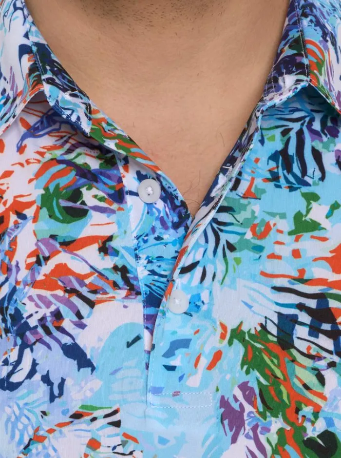 Men HIDDEN COVES KNIT POLO Multi Robert Graham Polos and TShirts