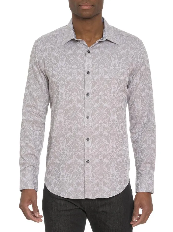 Men HIGHLAND 3 LONG SLEEVE BUTTON DOWN SHIRT Turquoise Robert Graham Button Down Shirts