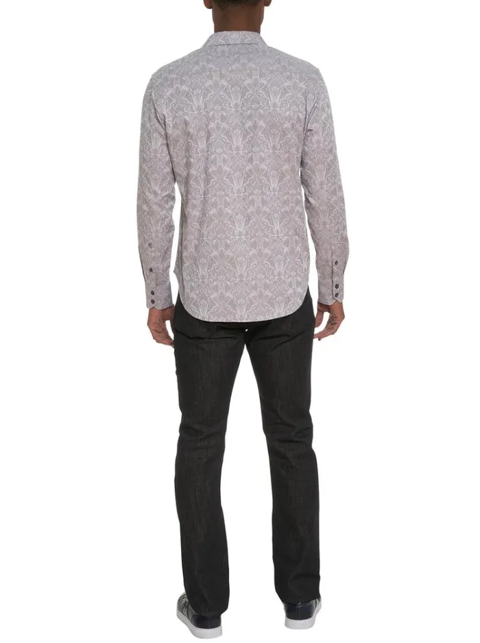 Men HIGHLAND 3 LONG SLEEVE BUTTON DOWN SHIRT Turquoise Robert Graham Button Down Shirts