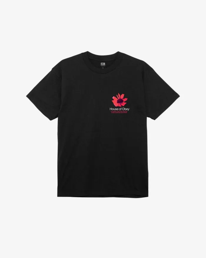 Men HOUSE OF FLORAL CLASSIC TSHIRT Cream OBEY Clothing TSHIRTS