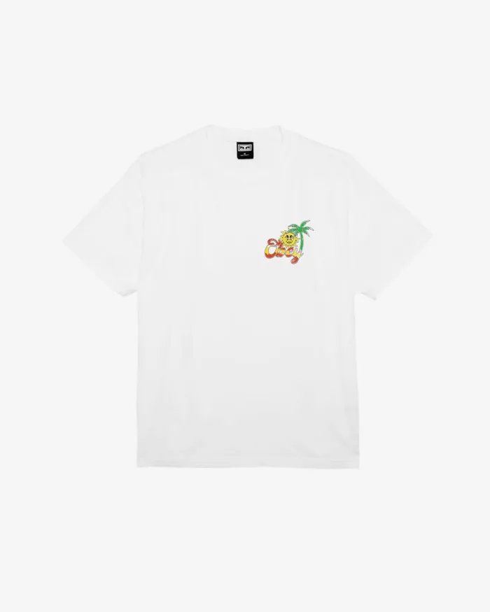 Men ISLAND OF OBEY HEAVYWEIGHT TSHIRT Vintage Black OBEY Clothing TSHIRTS