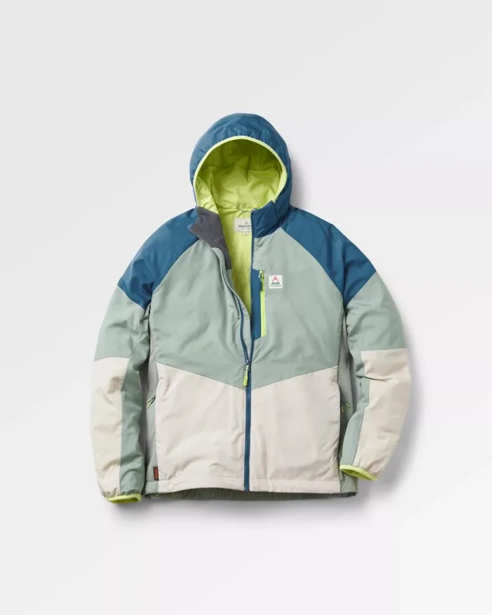 Men Jackets Passenger Daybreak Light Recycled Thermore Insulated Jacket PistachioBlue Steel Pistachioblue Steel