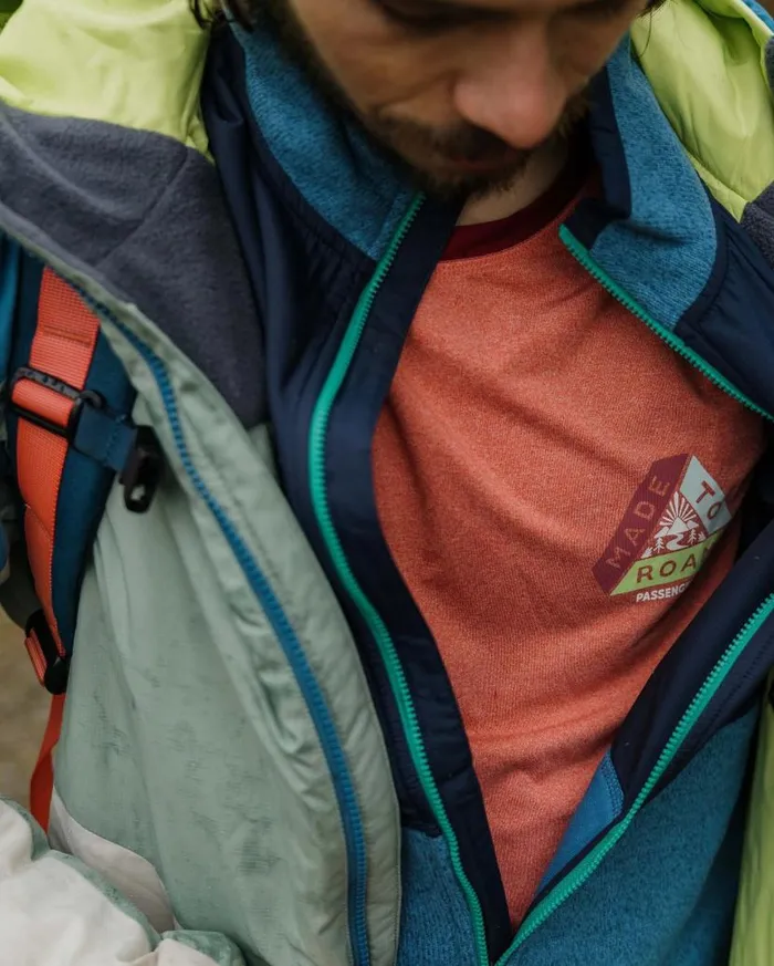 Men Jackets Passenger Daybreak Light Recycled Thermore Insulated Jacket PistachioBlue Steel Pistachioblue Steel