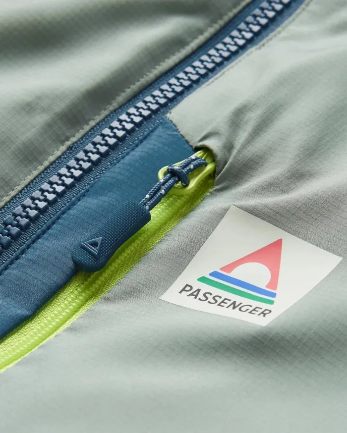 Men Jackets Passenger Daybreak Light Recycled Thermore Insulated Jacket PistachioBlue Steel Pistachioblue Steel