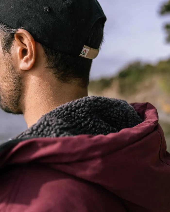 Men Jackets Passenger Discover Recycled Sherpa Lined Jacket Wine Wine