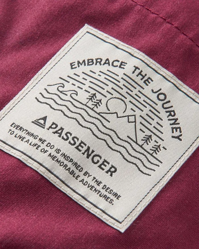 Men Jackets Passenger Discover Recycled Sherpa Lined Jacket Wine Wine