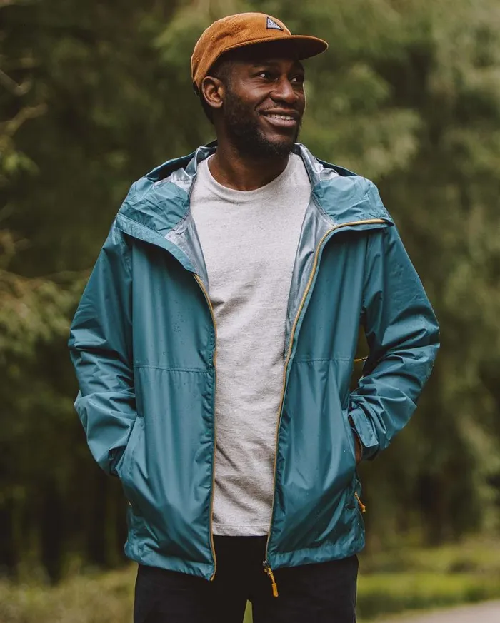 Men Jackets Passenger Echo Recycled Water Resistant Jacket Mediterranean Mediterranean