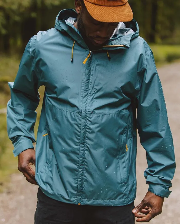 Men Jackets Passenger Echo Recycled Water Resistant Jacket Mediterranean Mediterranean