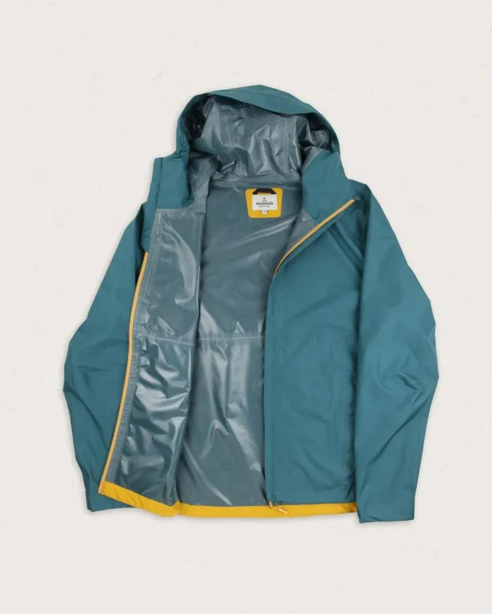 Men Jackets Passenger Echo Recycled Water Resistant Jacket Mediterranean Mediterranean