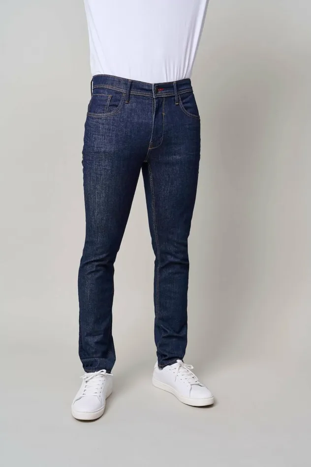 Men Jet Fit Blend Multiflex Jet Jeans Denim Dark Blue
