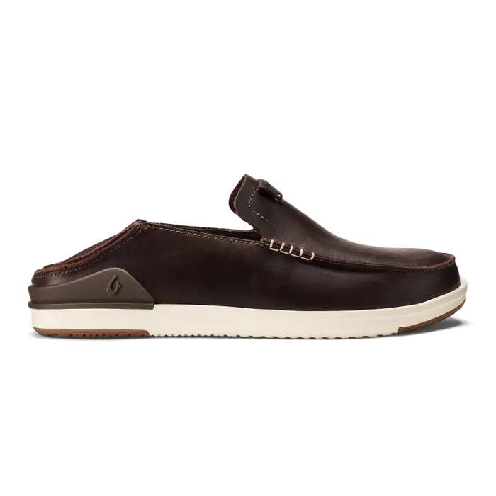 Men Kkaha Mens Leather SlipOn Shoes Dark Java Olukai SlipOn Men Kkaha Mens Leather SlipOn Shoes Dark Java Olukai SlipOn