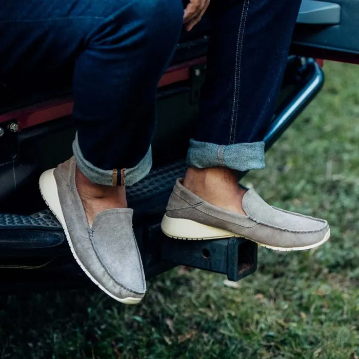 Men Kaa Loafer Mens Italian Suede Shoes Cooler Grey Olukai Leather Men Kaa Loafer Mens Italian Suede Shoes Cooler Grey Olukai Leather