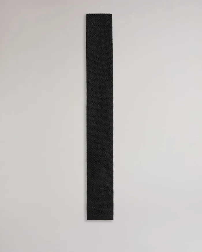 Men KALLINO 8211 Knitted Tie Black Ted Baker Ties and Bowties Men KALLINO 8211 Knitted Tie Black Ted Baker Ties and Bowties