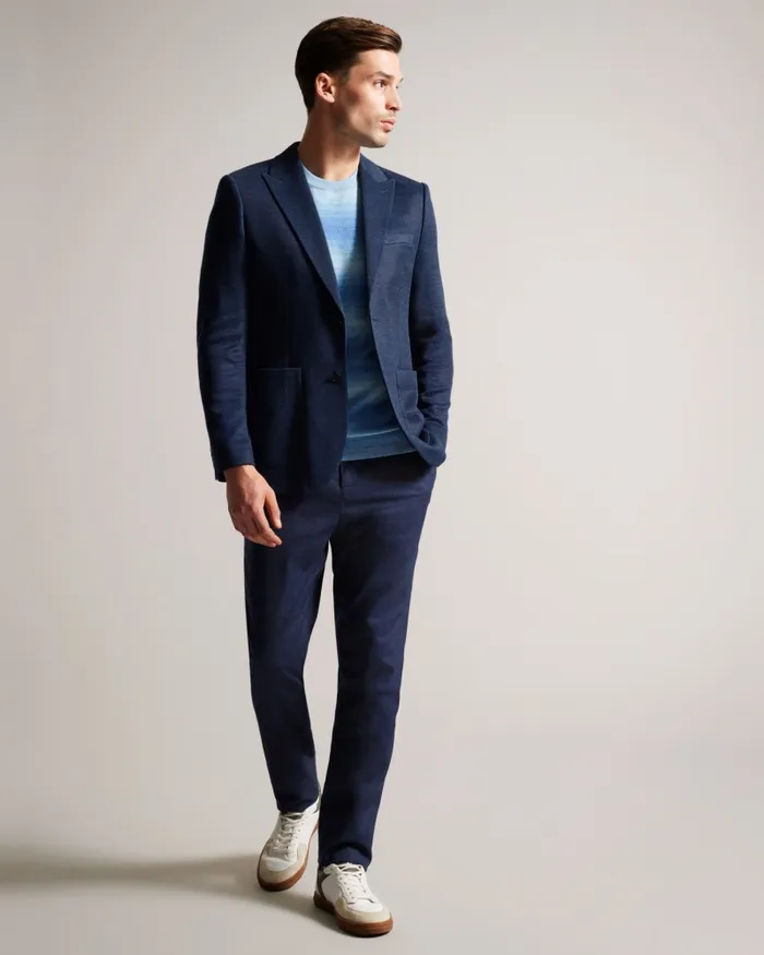 Men KEANUJ 8211 Slim Fit Jersey Blazer Navy Ted Baker Suits Men KEANUJ 8211 Slim Fit Jersey Blazer Navy Ted Baker Suits