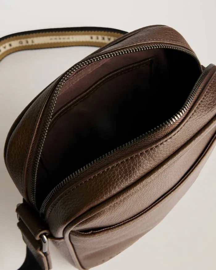 Men KIIAN 8211 Faux Leather Webbing Crossbody Bag Brownchocolate Ted Baker Cross Body Bags Men KIIAN 8211 Faux Leather Webbing Crossbody Bag Brownchocolate Ted Baker Cross Body Bags