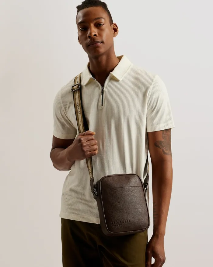 Men KIIAN 8211 Faux Leather Webbing Crossbody Bag Brownchocolate Ted Baker Cross Body Bags Men KIIAN 8211 Faux Leather Webbing Crossbody Bag Brownchocolate Ted Baker Cross Body Bags