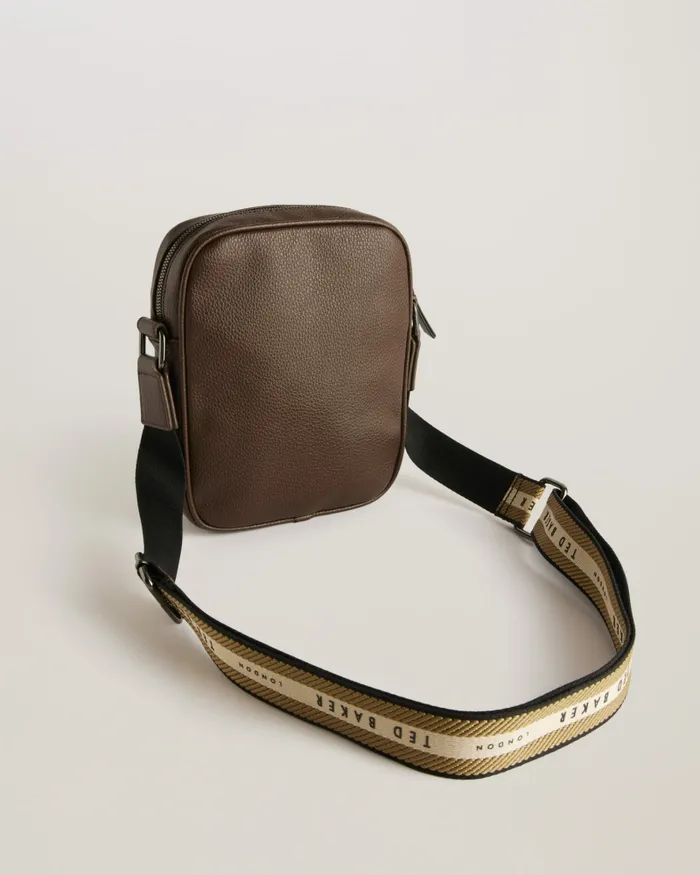 Men KIIAN 8211 Faux Leather Webbing Crossbody Bag Brownchocolate Ted Baker Cross Body Bags Men KIIAN 8211 Faux Leather Webbing Crossbody Bag Brownchocolate Ted Baker Cross Body Bags