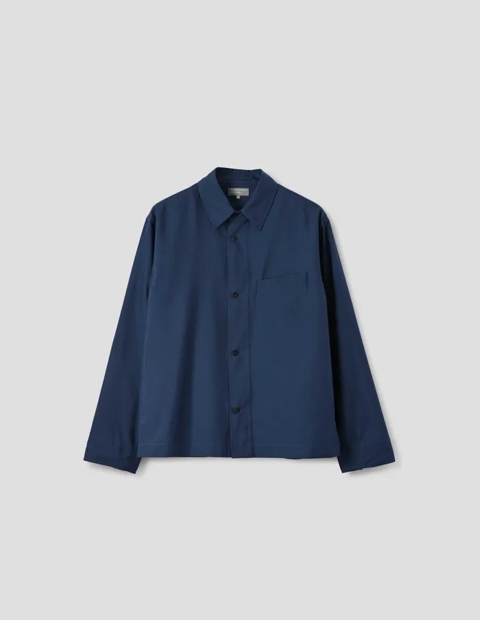 Men LSwelt Pocket Shirt Petrol Margaret Howell Shirts