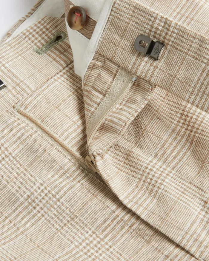 Men LAMBATH 8211 Slim Fit Check Linen Blend Shorts Taupe Ted Baker Shorts Men LAMBATH 8211 Slim Fit Check Linen Blend Shorts Taupe Ted Baker Shorts