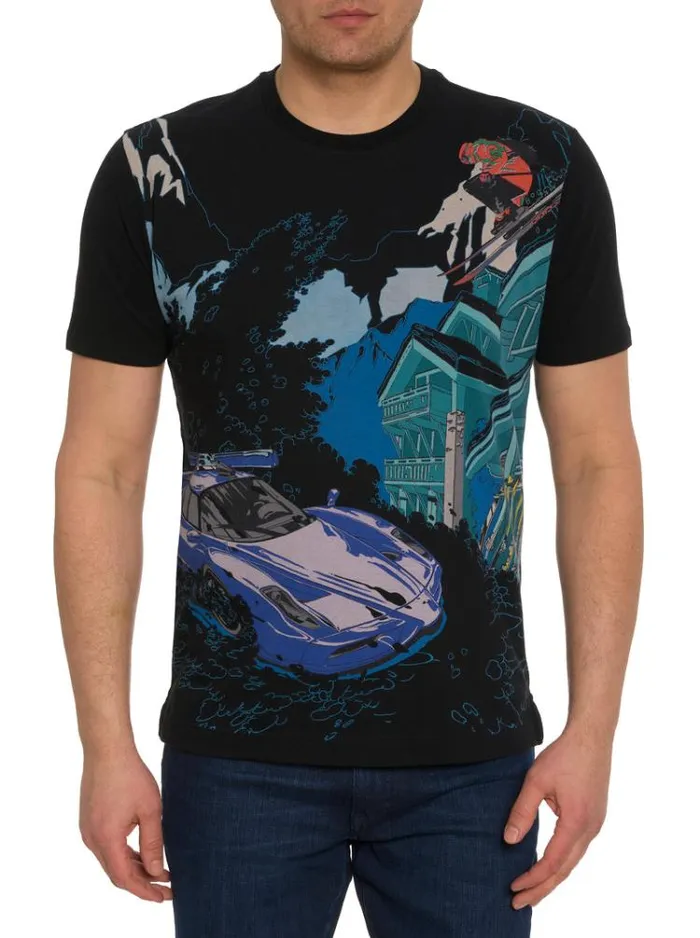 Men LES ALPS GRAPHIC TSHIRT Multi Robert Graham Sweaters and Knits