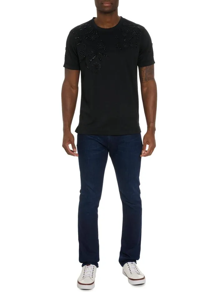 Men LIMITED EDITION COURTING JEWELS TSHIRT Black Robert Graham Polos and TShirts