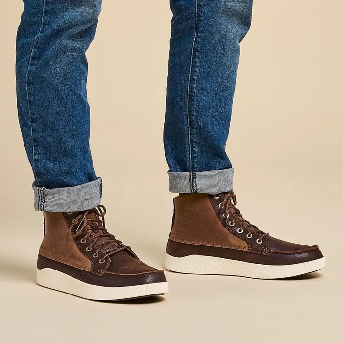 Men Mlina Mens Durable Leather Boots Tan Ray Olukai Leather Men Mlina Mens Durable Leather Boots Tan Ray Olukai Leather