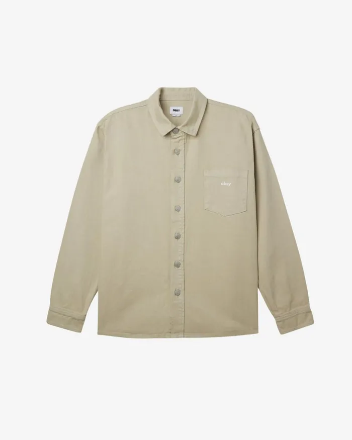 Men MAGNOLIA SHIRT Orchid Petal OBEY Clothing Denim