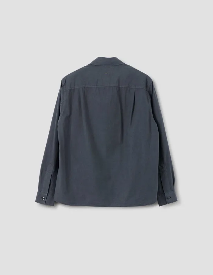 Men Mhl Overall Shirt Asphalt Margaret Howell Shirts
