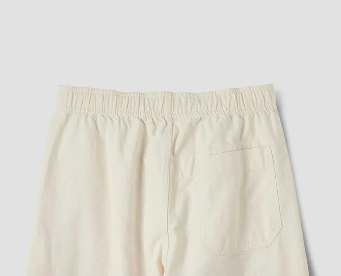 Men Mhl Wide Leg Jogger Off White Margaret Howell Trousers