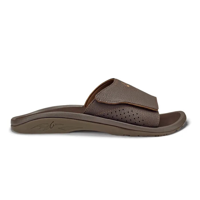 Men Nalu Slide Mens Versatile Slide Sandals Dark Java Olukai WaterFriendly