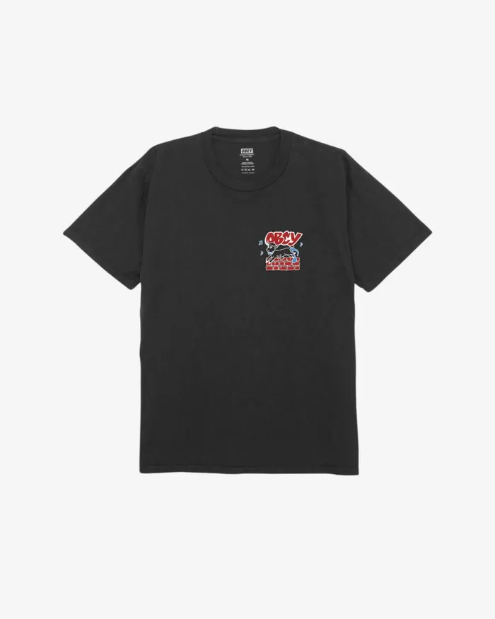 Men OUT OF STEP PIGMENT TSHIRT Pigment Vintage Black OBEY Clothing BIGWIG