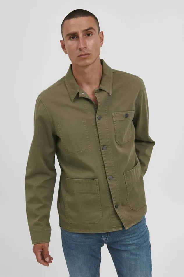Men Outerwear Blend Outerwear Lead Gray