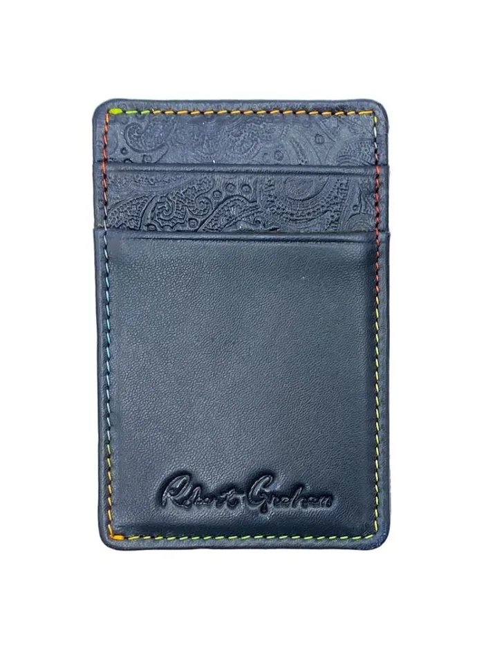 Men PACEY CARD CASE Navy Robert Graham Accessories