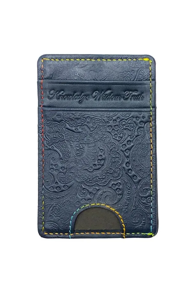 Men PACEY CARD CASE Navy Robert Graham Accessories
