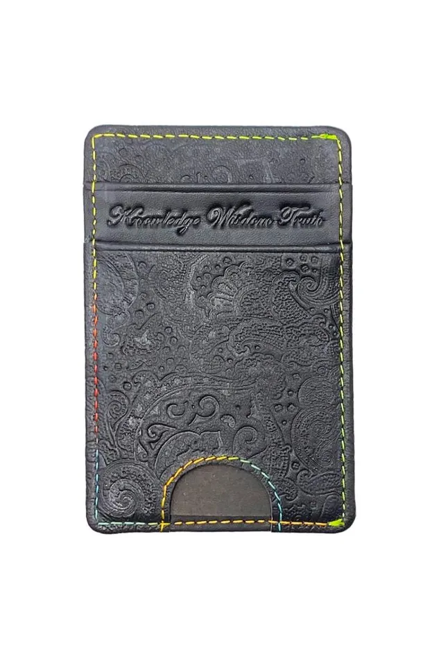 Men PACEY CARD CASE Navy Robert Graham Accessories
