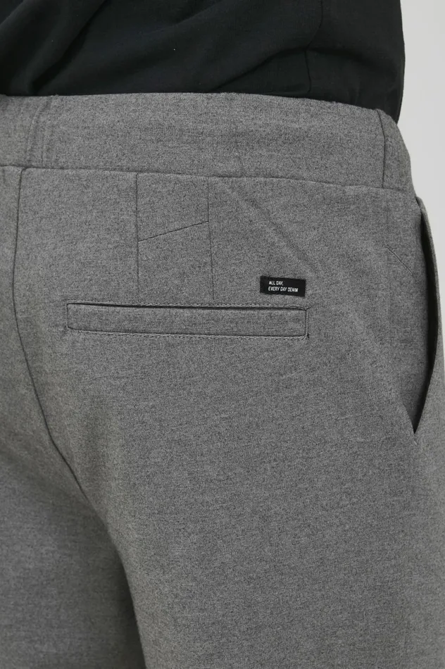 Men Pants Blend Casual Pants Pewter Mix