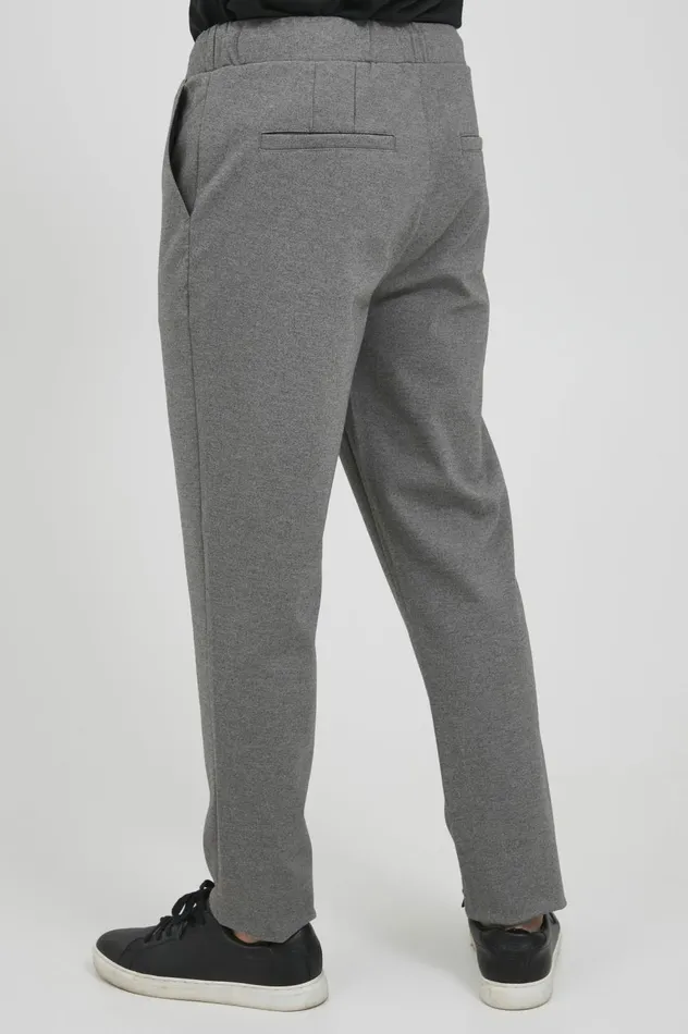 Men Pants Blend Casual Pants Pewter Mix
