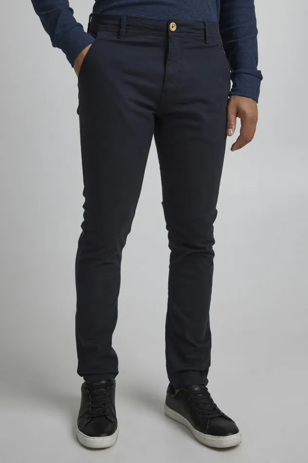 Men Pants Blend Pants Casual Dark Navy Blue