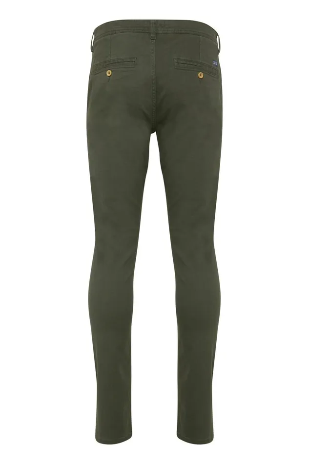 Men Pants Blend Pants Casual Forest Night Green