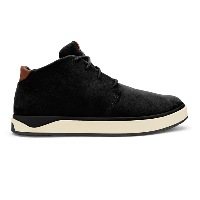 Men Papak 039Ili Mens Nubuck Leather Boots Black Olukai Waterproof