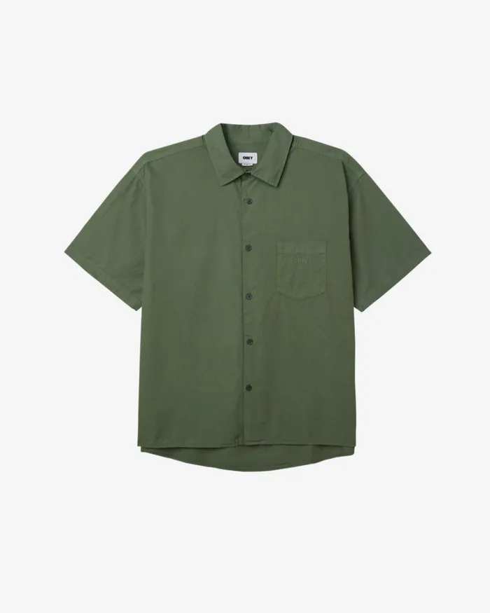 Men PIGMENT SULLY SHIRT Pigment Laurel Wreath OBEY Clothing TOPS