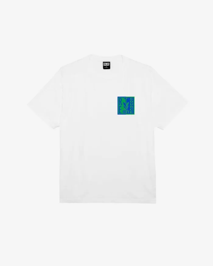 Men RE SOURCE HEAVYWEIGHT TSHIRT Jet Black OBEY Clothing TSHIRTS