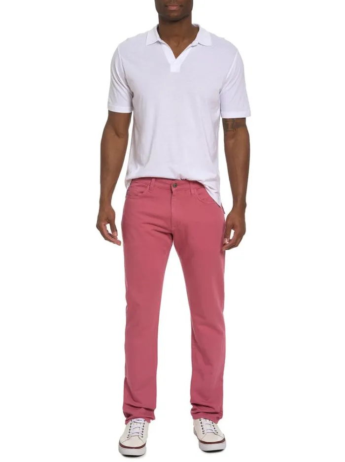 Men REEVE PANT Mauve Robert Graham Jeans and Pants