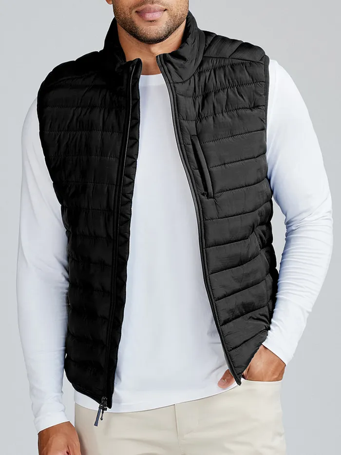 Men Response Packable Puffer Vest Tasc Performance Outerwear